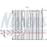 Isparivač, klima-uređaj NISSENS NIS 92265 IC-A95EEC