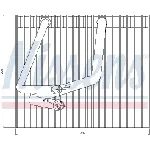 Isparivač, klima-uređaj NISSENS NIS 92270 IC-A7F2DA