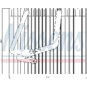 Isparivač, klima-uređaj NISSENS NIS 92270 IC-A7F2DA