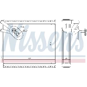 Isparivač, klima-uređaj NISSENS NIS 92291 IC-D74278