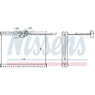 Isparivač, klima-uređaj NISSENS NIS 92324 IC-E53F0F
