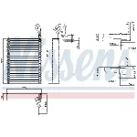 Isparivač, klima-uređaj NISSENS NIS 92351 IC-G0PHBR