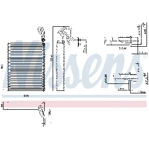 Isparivač, klima-uređaj NISSENS NIS 92351 IC-G0PHBR