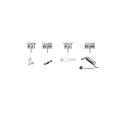 Izduvna cev ASMET ASM16.100 IC-E532FD