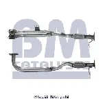 Izduvna cev BM CATALYSTS BM70179 IC-D9C3C4