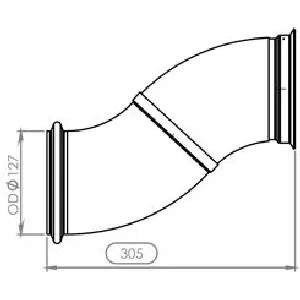 Izduvna cev DINEX DIN21555 IC-D8E5CF