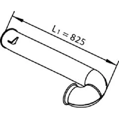 Izduvna cev DINEX DIN21632 IC-C2C14E