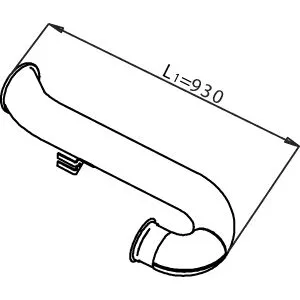 Izduvna cev DINEX DIN21705 IC-9B3D8F