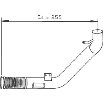 Izduvna cev DINEX DIN29242 IC-A365E1