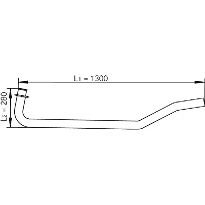 Izduvna cev DINEX DIN47101 IC-205645