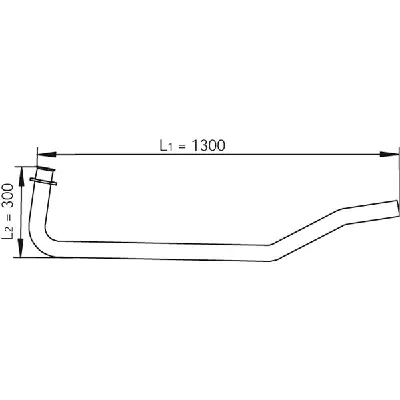 Izduvna cev DINEX DIN47102 IC-206496