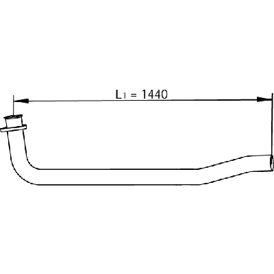 Izduvna cev DINEX DIN47161 IC-9B3FAA