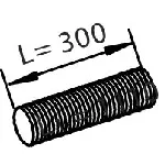 Izduvna cev DINEX DIN47259 IC-AFF2E1