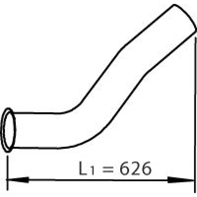 Izduvna cev DINEX DIN48120 IC-BA0197