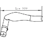 Izduvna cev DINEX DIN48121 IC-C0317C