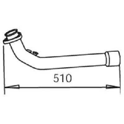 Izduvna cev DINEX DIN48155 IC-C6CEDF