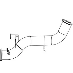 Izduvna cev DINEX DIN48165 IC-D846EC