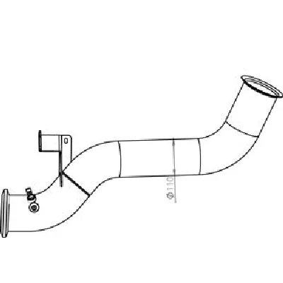 Izduvna cev DINEX DIN48165 IC-D846EC