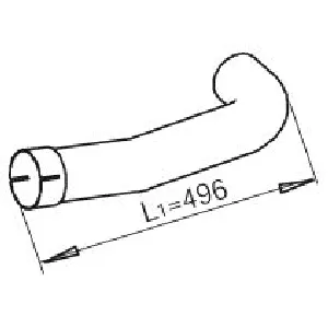 Izduvna cev DINEX DIN48202 IC-C43544