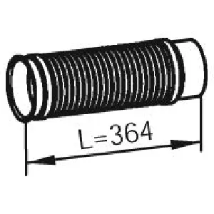 Izduvna cev DINEX DIN48233 IC-C6CEF3