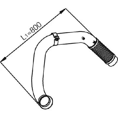 Izduvna cev DINEX DIN53104 IC-9B3B83
