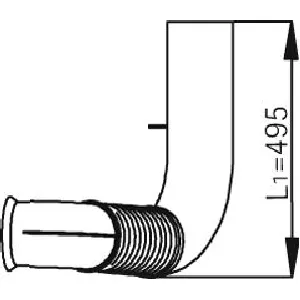 Izduvna cev DINEX DIN53127 IC-9B437D