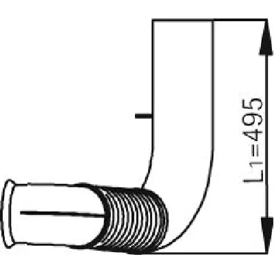 Izduvna cev DINEX DIN53127 IC-9B437D