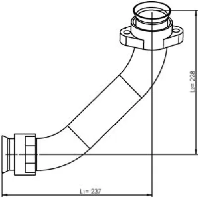 Izduvna cev DINEX DIN53174 IC-A97EF8