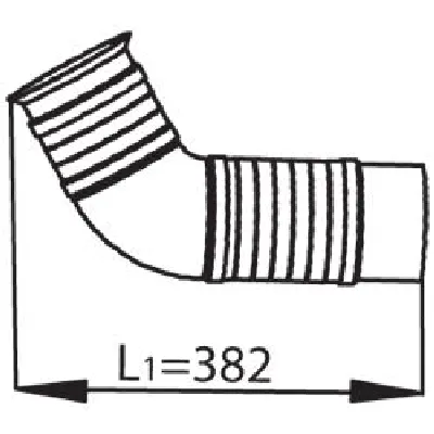 Izduvna cev DINEX DIN53254 IC-214653