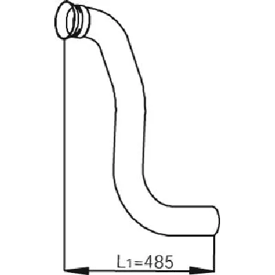 Izduvna cev DINEX DIN53277 IC-9B3B65