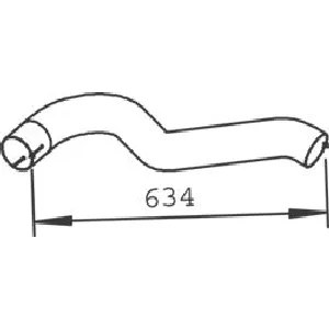 Izduvna cev DINEX DIN53735 IC-9B43E1