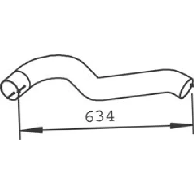 Izduvna cev DINEX DIN53735 IC-9B43E1