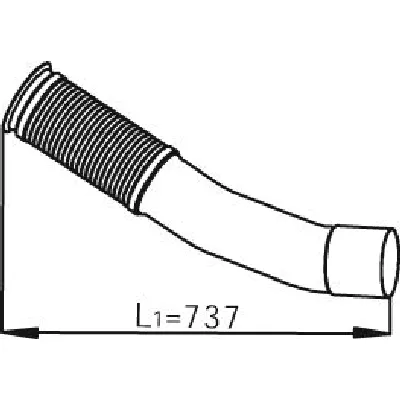 Izduvna cev DINEX DIN54247 IC-BA7167