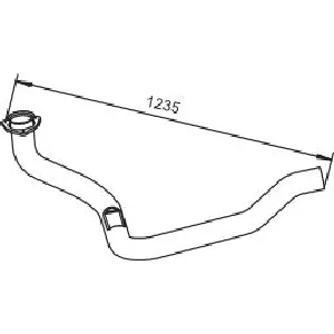 Izduvna cev DINEX DIN64186 IC-C6D047