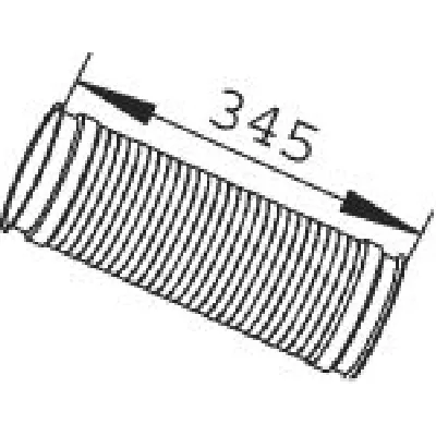 Izduvna cev DINEX DIN68085 IC-B06A27