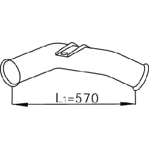 Izduvna cev DINEX DIN68241 IC-9B4638