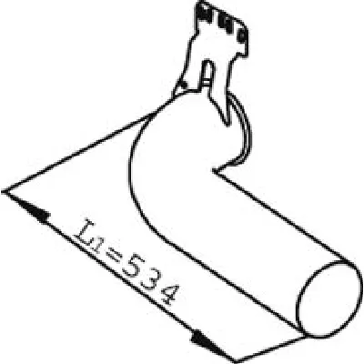 Izduvna cev DINEX DIN68716 IC-C6CCB0