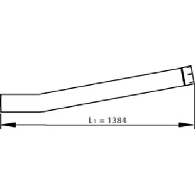 Izduvna cev DINEX DIN81607 IC-C6CD26