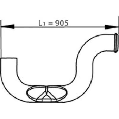 Izduvna cev DINEX DIN81719 IC-AFF305