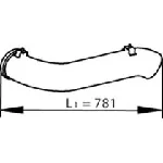 Izduvna cev DINEX DIN81729 IC-BAF70E