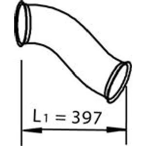 Izduvna cev DINEX DIN82210 IC-BAD491
