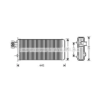 Izmenjivač toplote AVA COOLING IV6080 AVA IC-F8BFAE