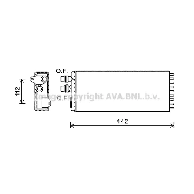 Izmenjivač toplote AVA COOLING IVA6113 AVA IC-G071Y7