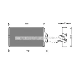 Izmenjivač toplote AVA COOLING ME6187 AVA IC-F8BFB6
