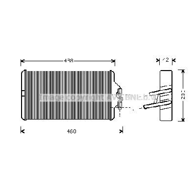 Izmenjivač toplote AVA COOLING ME6187 AVA IC-F8BFB6