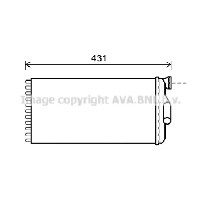 Izmenjivač toplote AVA COOLING ME6279 AVA IC-F8BFB8