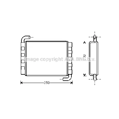 Izmenjivač toplote AVA COOLING SC6006 AVA IC-F8BFBD
