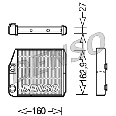 Izmenjivač toplote DENSO DRR09035 IC-CFE3A4