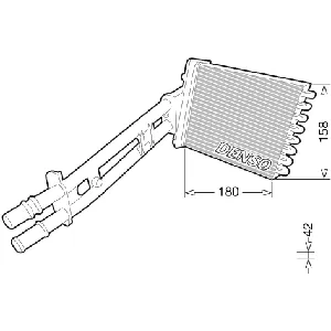 Izmenjivač toplote DENSO DRR09043 IC-CFE3A8
