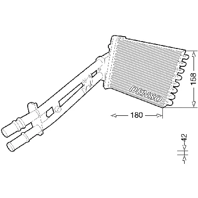 Izmenjivač toplote DENSO DRR09043 IC-CFE3A8